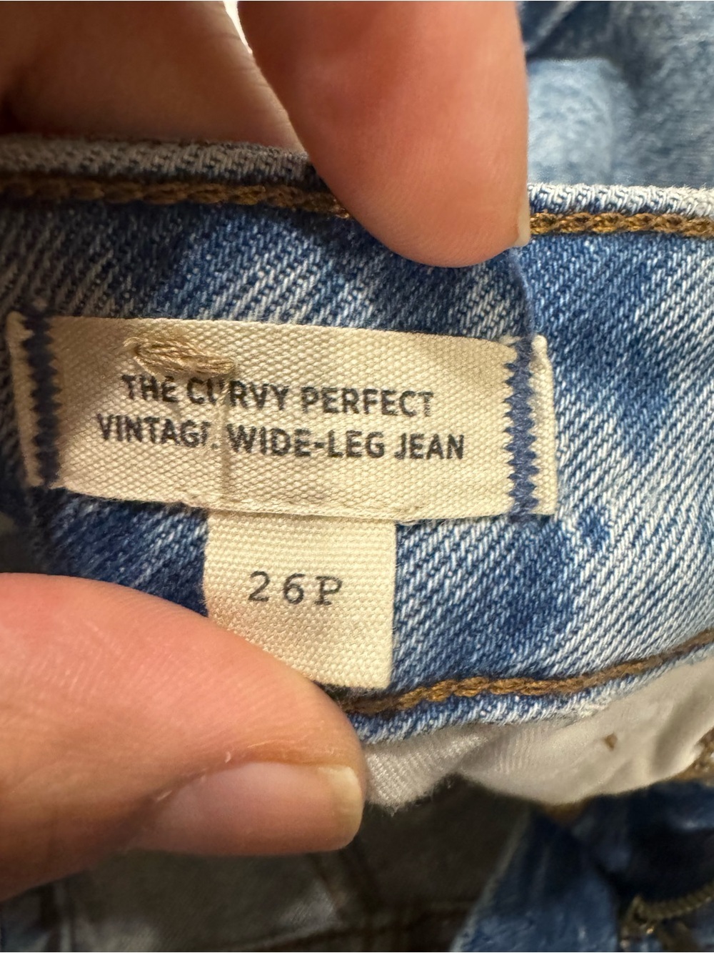 Madewell Curvy Perfect Vintage Wide Leg Crop Jeans 26P High Rise Denim - Picture 5 of 8